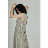 ベージュ | niana ニアナ チュールレイヤードドレス | Fashion Letter