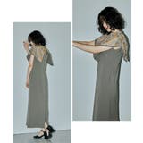 niana ニアナ リーフ刺繍ケープデザインドレス | Fashion Letter | 詳細画像5