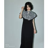 niana ニアナ リーフ刺繍ケープデザインドレス | Fashion Letter | 詳細画像8