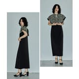 niana ニアナ リーフ刺繍ケープデザインドレス | Fashion Letter | 詳細画像15