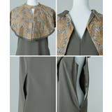 niana ニアナ リーフ刺繍ケープデザインドレス | Fashion Letter | 詳細画像18