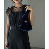 niana ニアナ ベロアノットバイカラーバッグ | Fashion Letter | 詳細画像9