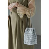 シルバー | niana ニアナ 2wayツイードスパンコールバッグ | Fashion Letter