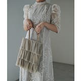 niana ニアナ ラメフリルトートバッグ | Fashion Letter | 詳細画像4