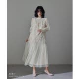 niana ニアナ フェザーフラワーチュールドレス | Fashion Letter | 詳細画像6 