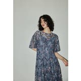 ブルー | niana ニアナ ブルーミーフラワードレス | Fashion Letter