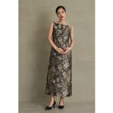 ブラウン | niana ニアナ ワンダリングジャガードドレス | Fashion Letter