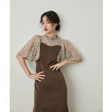 niana ニアナ ラメレース切り替えマーメイドドレス | Fashion Letter | 詳細画像11 