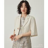 niana ニアナ 変形ボタンブローチ付きジャケット | Fashion Letter | 詳細画像2