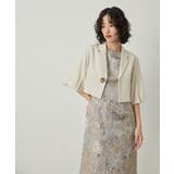niana ニアナ 変形ボタンブローチ付きジャケット | Fashion Letter | 詳細画像3