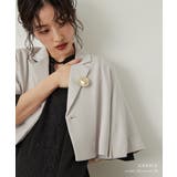 niana ニアナ 変形ボタンブローチ付きジャケット | Fashion Letter | 詳細画像10