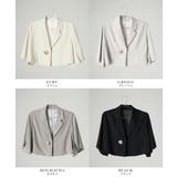 niana ニアナ 変形ボタンブローチ付きジャケット | Fashion Letter | 詳細画像20