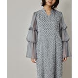 niana ニアナ デザインスリーブシャギードレス | Fashion Letter | 詳細画像9 