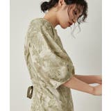 niana ニアナ リーフ刺繍デザインコクーンドレス | Fashion Letter | 詳細画像5