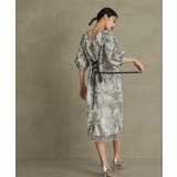 niana ニアナ リーフ刺繍デザインコクーンドレス | Fashion Letter | 詳細画像11