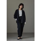 ネイビー | niana ニアナ ドルマンスリーブデザインパンツスーツ | Fashion Letter