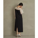 niana ニアナ ケミカルレース変形ベルスリーブIラインドレス | Fashion Letter | 詳細画像5