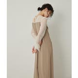 niana ニアナ ケミカルレース変形ベルスリーブIラインドレス | Fashion Letter | 詳細画像12