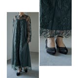 niana ニアナ グリッターチャンキーヒールシアーパンプス | Fashion Letter | 詳細画像4