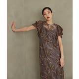 niana ニアナ フェザーフラワーフレアスリーブドレス | Fashion Letter | 詳細画像13