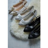 ベージュ | niana ニアナ レースリボンモチーフパンプス | Fashion Letter