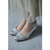 シルバー | niana ニアナ レースリボンモチーフパンプス | Fashion Letter