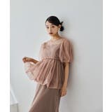 niana ニアナ バルーンチュールレイヤードドレス | Fashion Letter | 詳細画像9