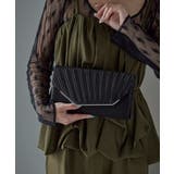 niana ニアナ プリーツスクエアクラッチバッグ | Fashion Letter | 詳細画像5 