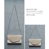 niana ニアナ プリーツスクエアクラッチバッグ | Fashion Letter | 詳細画像16 