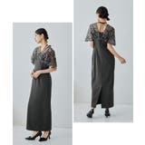 niana ニアナ フェザーフラワーレイヤードドレス | Fashion Letter | 詳細画像5 