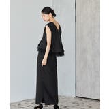 niana ニアナ ピンストライプぺプラムセットアップドレス | Fashion Letter | 詳細画像6 