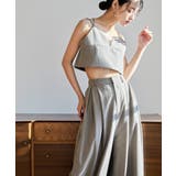 niana ニアナ ピンストライプビスチェワイドパンツドレス | Fashion Letter | 詳細画像10 