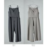 niana ニアナ ピンストライプビスチェワイドパンツドレス | Fashion Letter | 詳細画像15 