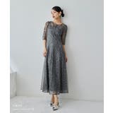 niana ニアナ フラワーレースフレアドレス | Fashion Letter | 詳細画像7 