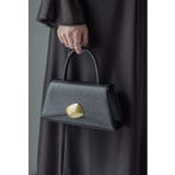 ブラック | niana ニアナ 2wayラメレザーハンドバッグ | Fashion Letter