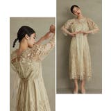 niana ニアナ ボタニカル柄刺繍レースドレス | Fashion Letter | 詳細画像8 