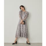 niana ニアナ ボタニカル柄刺繍レースドレス | Fashion Letter | 詳細画像15 