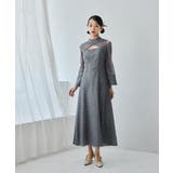 niana ニアナ ショルダークロスラインレースドレス | Fashion Letter | 詳細画像3 