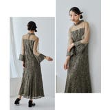 niana ニアナ フラワーレースチュール切替フレアドレス | Fashion Letter | 詳細画像9