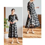 niana ニアナ フラワーレースフレアドレス | Fashion Letter | 詳細画像4 