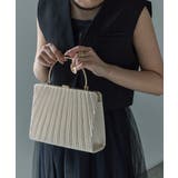 niana ニアナ サテンプリーツハンドバッグ | Fashion Letter | 詳細画像3