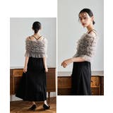 niana ニアナ シャーリングチュールトップスセットドレス | Fashion Letter | 詳細画像4