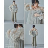 niana ニアナ チュールフリルブラウス | Fashion Letter | 詳細画像5