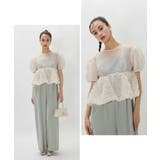 niana ニアナ スウェルペプラムセットアップパンツドレス | Fashion Letter | 詳細画像15 