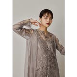 グレー | niana ニアナ エスニックサイドプリーツドレス | Fashion Letter