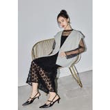 ライトグレー | niana ニアナ ローズレースペンシルドレス | Fashion Letter