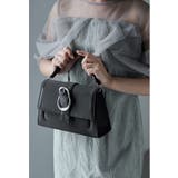 ブラック | niana ニアナ 3wayイレギュラーモチーフサテンバッグ | Fashion Letter
