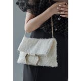 ベージュ | niana ニアナ メタルハンドルシャギーバッグ | Fashion Letter