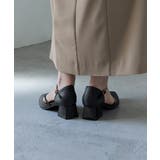 niana ニアナ ミラージュチャンキーヒールパンプス | Fashion Letter | 詳細画像13