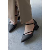 ブラック | niana ニアナ ミラージュチャンキーヒールパンプス | Fashion Letter